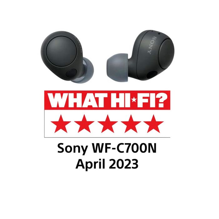 Sony WF-C700N Wireless Noise-Cancelling Bluetooth Earbuds - Black